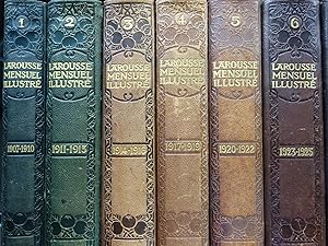 Larousse mensuel illustré 1907 à 1937 (10 volumes)