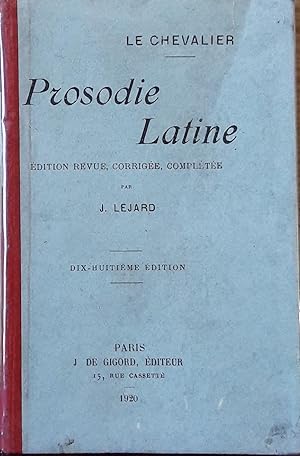 Prosodie Latine