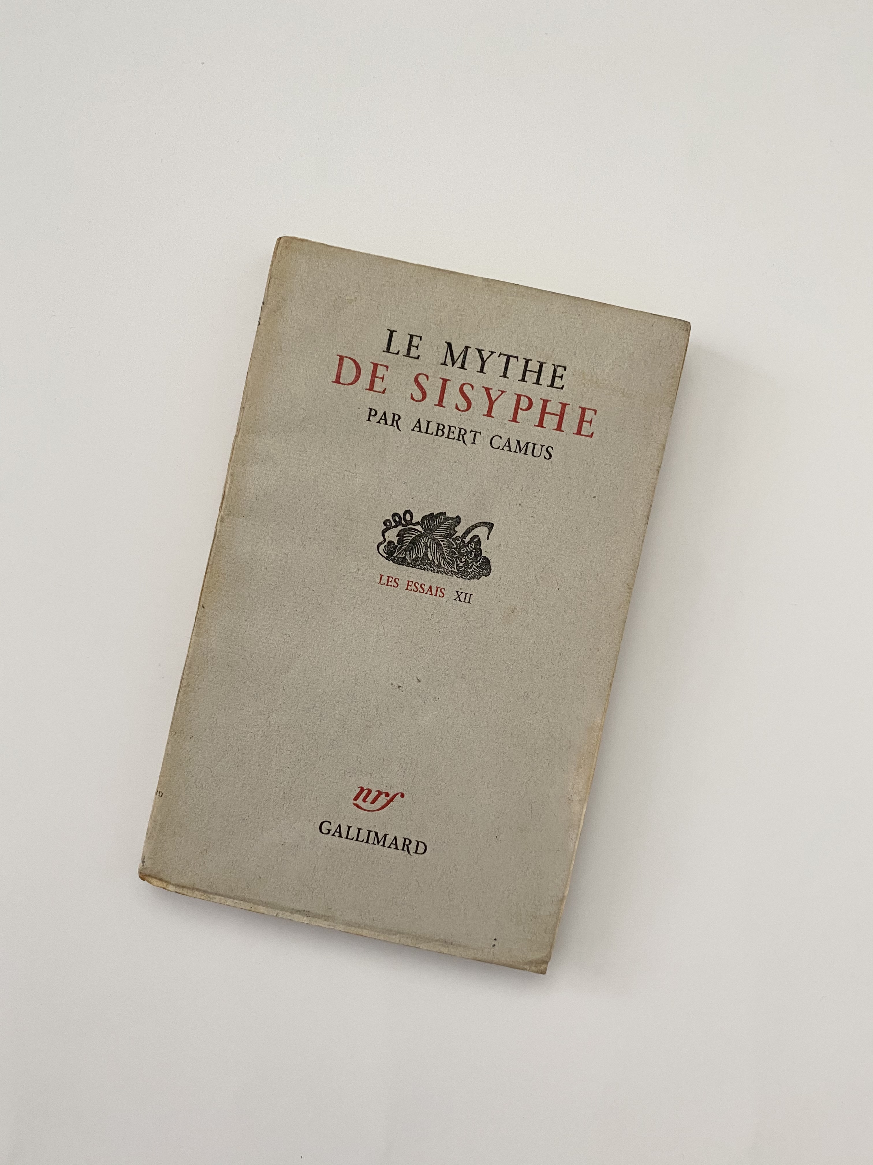 The Myth of Sisyphus by Camus, Albert: Near Fine Soft cover (1942) 1st Edition | Anniroc Rare Books
