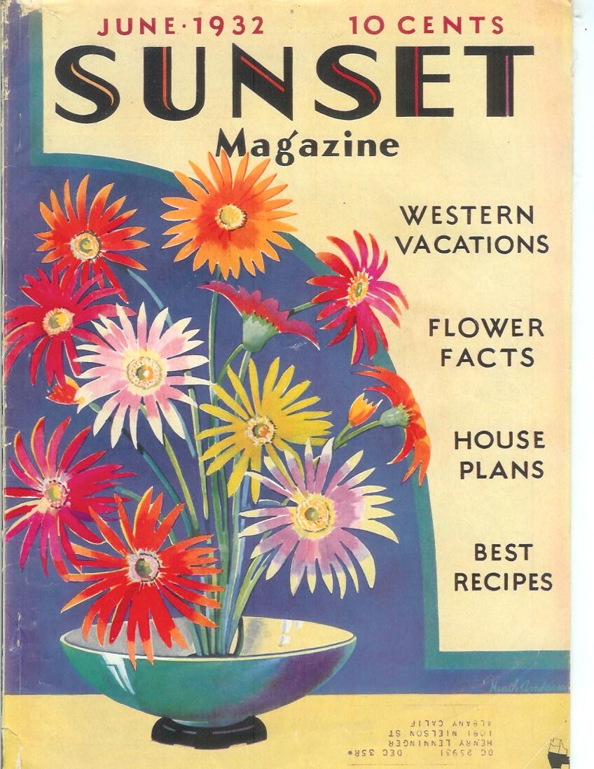 sunset magazine pacific vol monthly june books 1932 bookseller