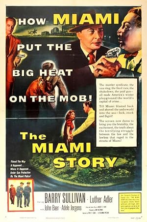 Cinema Poster The Miami Story B Movie