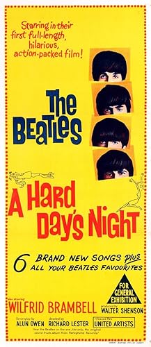 Cinema Poster The Beatles A Hard Days Night