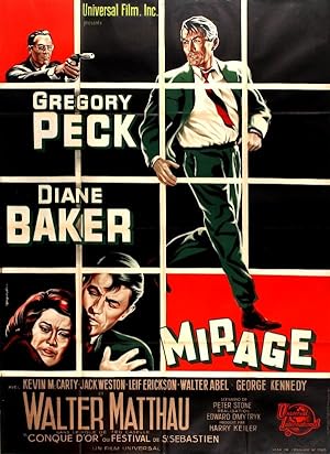 Cinema Poster Mirage Gregory Peck