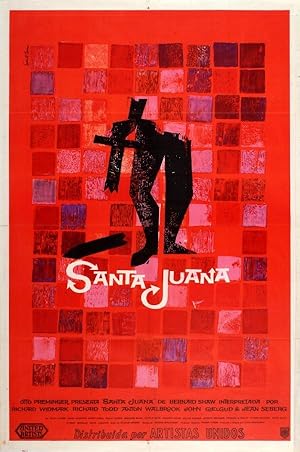 Cinema Poster Saint Joan Saul Bass