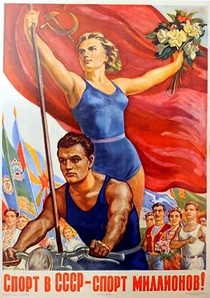 Propaganda Poster Sport in the USSR