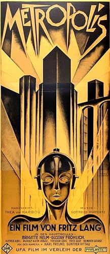 Cinema Poster Metropolis Fritz Lang
