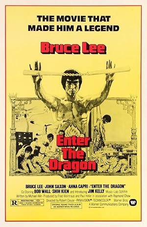 Cinema Poster Enter The Dragon Bruce Lee