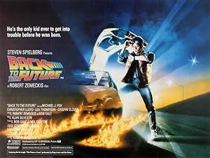 Cinema Poster Back To The Future UK Quad