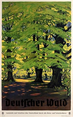 Travel Poster German Forest