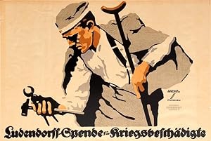 War Poster Ludendorff Fund WWI Ludwig Hohlwein