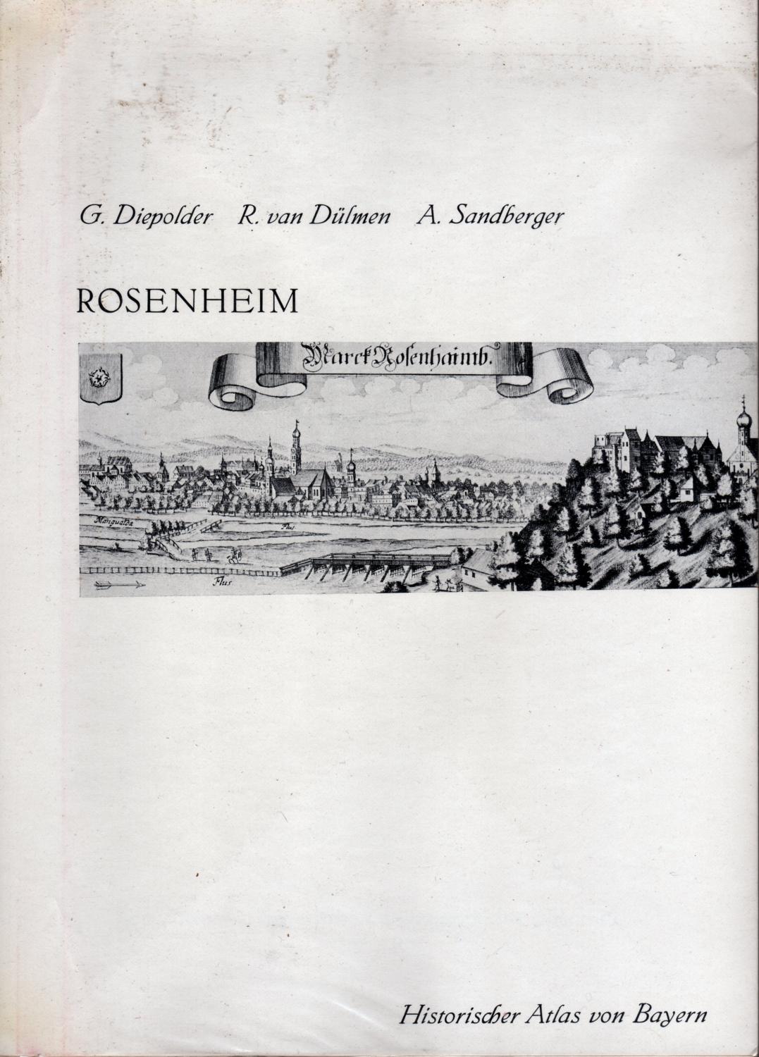 Rosenheim: Die Landgerichte Rosenheim und Auerburg und die Herrschaften Hohenaschau und Wildenwart (Historischer Atlas von Bayern : Teil Altbayern) (German Edition)