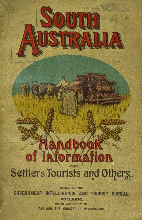 South Australia Handbook Of Information For Settlers