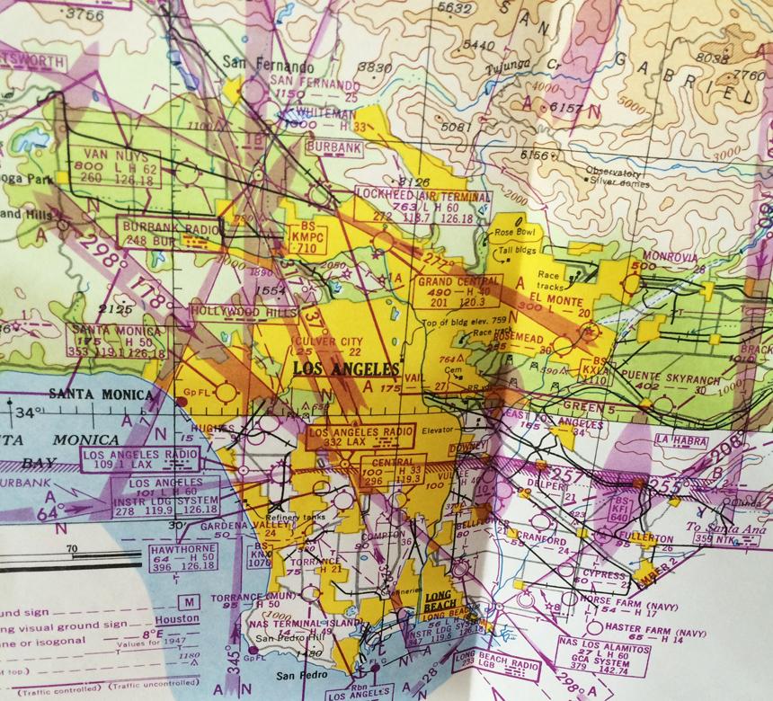 Los Angeles Sectional Aeronautical Chart
