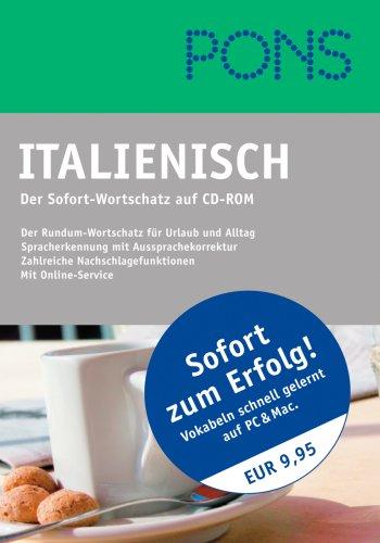 PONS Italienisch, Der Sofort-Wortschatz, 1 CD-ROM