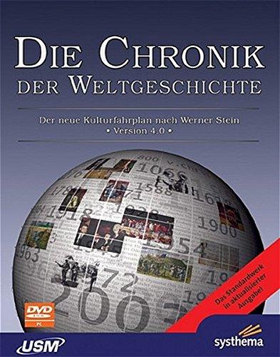 Die Chronik der Weltgeschichte Version 4.0. Der neue Kulturfahrplan nach Werner Stein. DVD-ROM. Aufnahme: 2003. Reihe: Systhema. Info-Programm gemäß § 14 JuSchG.