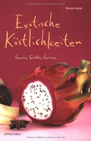 Exotische Köstlichkeiten. Gemüse, Früchte, Gewürze.