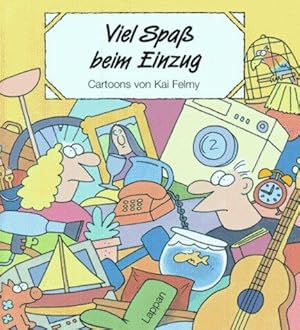 Viel Spaß beim Einzug. Cartoons.