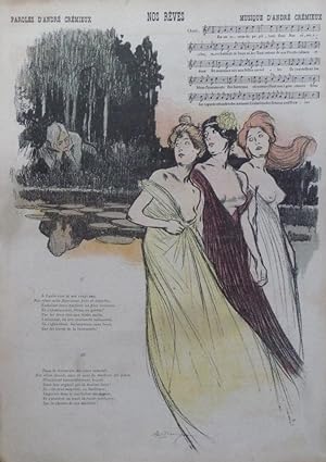 Nos Rêves. Paroles d`André Crémieux, musique d`André Crémieux. Sehr wahrscheinlich Blatt aus der ...