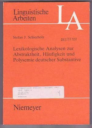 Lexikologische Analysen zur Abstraktheit, Häufigkeit und Polysemie deutscher Substantive.