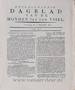 Extraordinair Dagblad van de Monden van den Yssel, Vrijdag den 3 December 1813, (no 54).