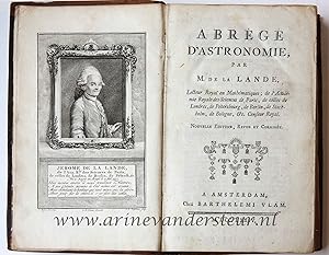 Abrege d'astronomie, nouvelle ed. Amsterdam, Vlam, 1774.