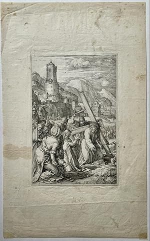 Christ carrying the cross (set title: The Passion of Christ, 1596-1598) .