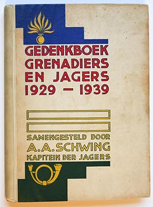 Gedenkboek grenadiers en jagers 1929-1939, geb., geïll, 368 pag.