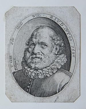 [Original portrait from 1596/Origineel portret uit 1596] Portrait of Rutgaert Jansz/Portret van d...