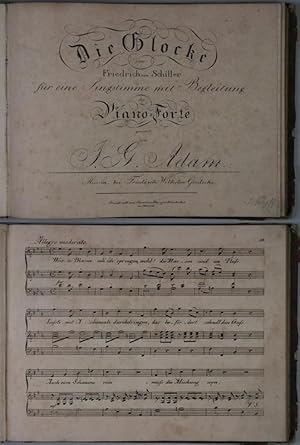 Die Glocke von Friedrich Schiller für eine Singstimme mit Begleitung des Piano-Forte