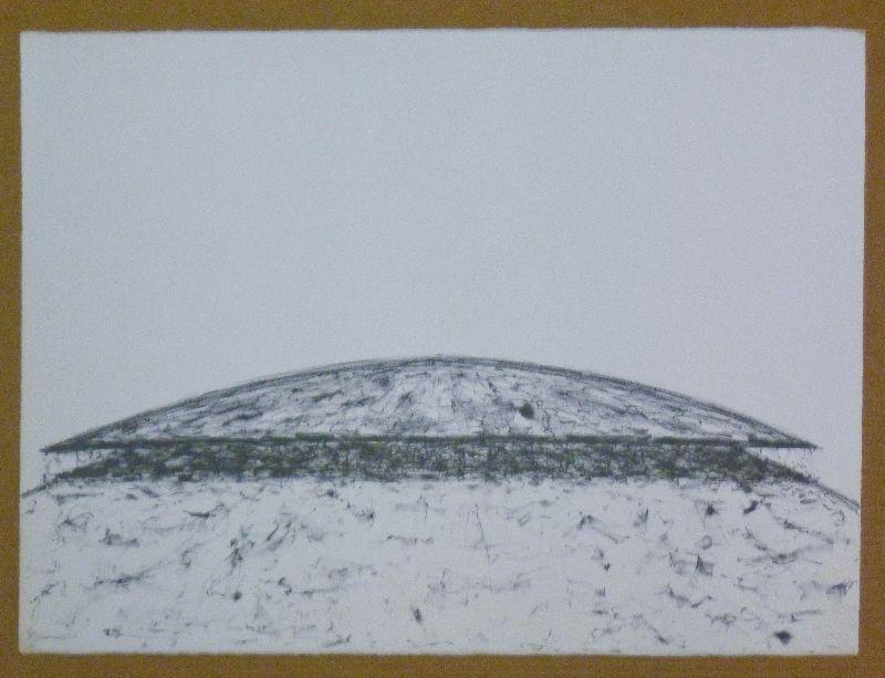 A proposed fountain of trickling water with ultra-violet underligthing, in memory of Pablo Picasso, 1974''