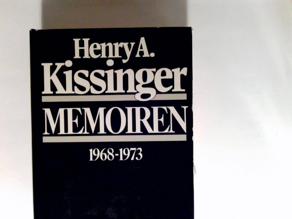 Memoiren 1968 - 1973