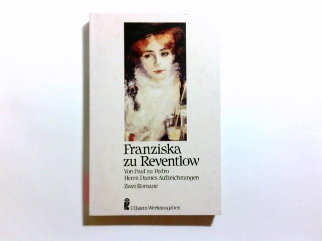 Männerbilder in Franziska zu Reventlows Von Paul zu Pedro (German Edition)