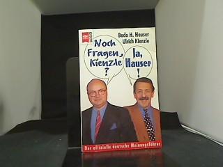Noch Fragen Kienzle Ja Hauser Der Offizielle Deutsche