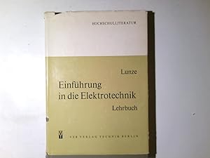 Einf|hrung in die Elektrotechnik Lehrbuch f|r Elektrotechni als Hauptfach, Lehrbuch