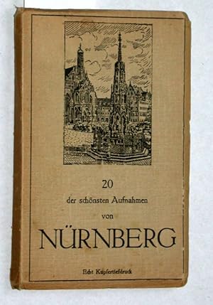 20 der schönsten Aufnahmen von Nürnberg (als Leporello). Echt Kupfertiefdruck.