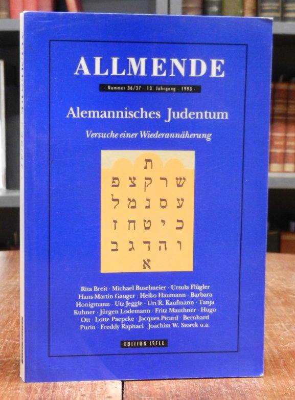 Allmende, Nr.36/37, Alemannisches Judentum