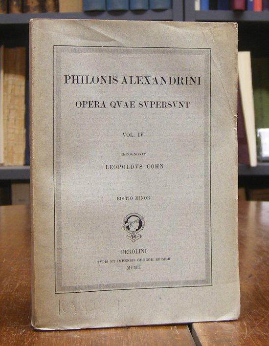 Philon Von Alexandria Philon Von Alexandria