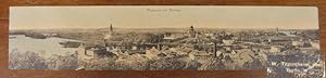 Panorama von Potsdam. Kolorierte orig. Photographie um 1910/1920. Vintage, Größe ca. 41 x 8,5 cm....