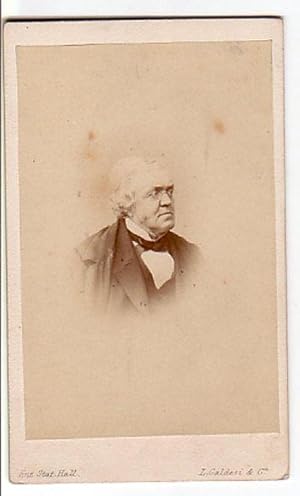 Original Portraitphoto der Schriftstellers. Carte de visite, Vintage, montierter Albuminabzug.