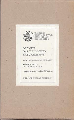 Dramen des Deutschen Naturalismus - Von Hauptmann bis Schönherr (Anthologie in 2 Bänden)