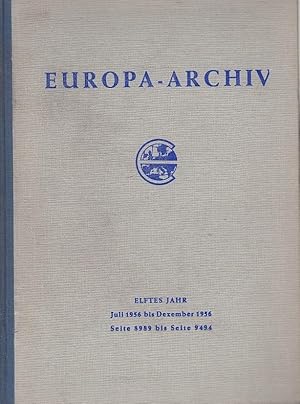 Europa-Archiv : Halbmonatsschrift der Deutschen Gesellschaft für Auswärtige Politik, 11. Jahrgang...