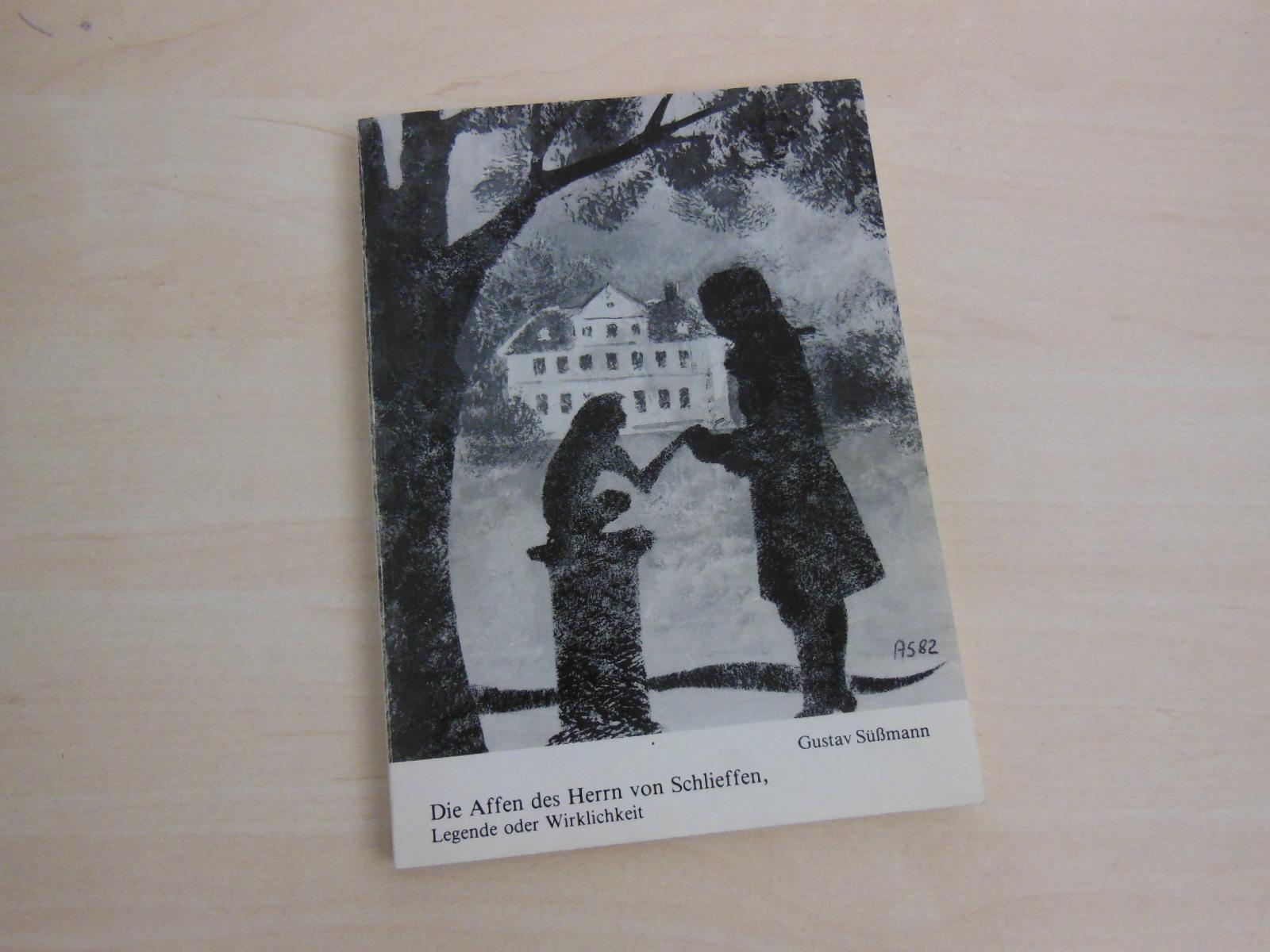 Herr von Schlieffen und seine Affen, Legende oder Wirklichkeit ? - Windhausen. - Affen. - Süßmann, Gustav