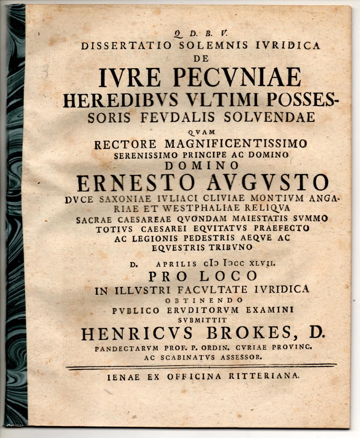 Dissertation jena 1668