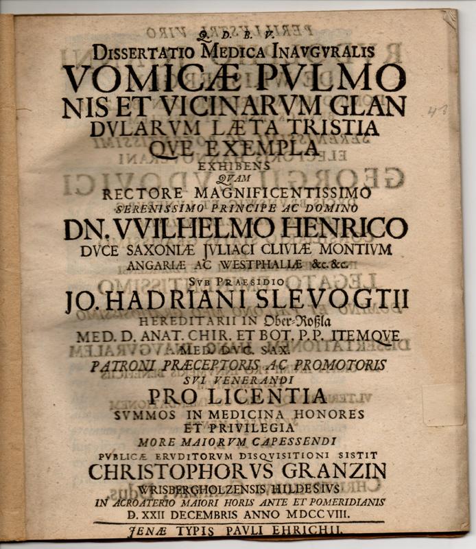 Dissertation jena 1668