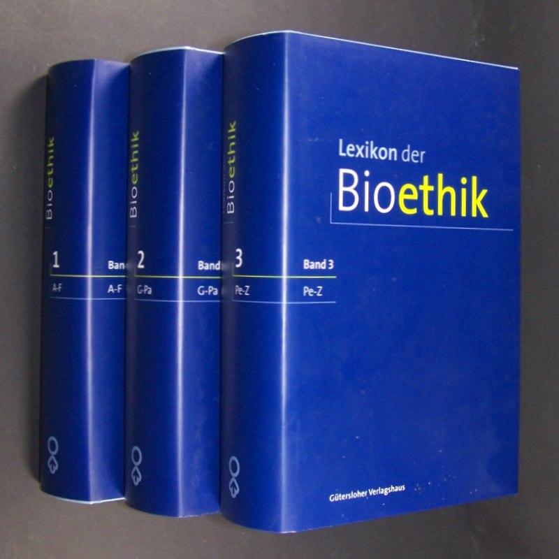 Lexikon der Bioethik. Herausgegeben im Auftrag der Görres-Gesellschaft von Wilhelm Korff, Lutwin Beck und Paul Mikat. 3 Bände (A-Z).