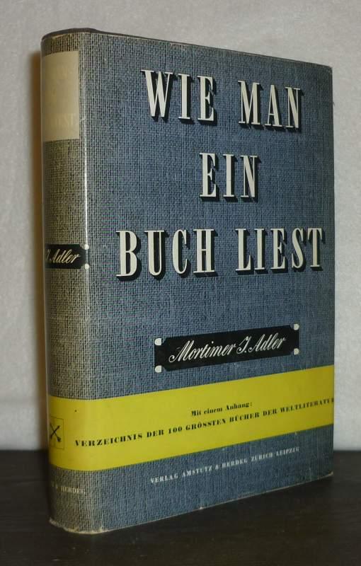 Wie man ein Buch liest von Adler ZVAB