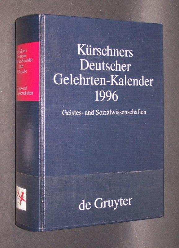 Kürschners Deutscher Gelehrten-Kalender 1996, 2 Bde.