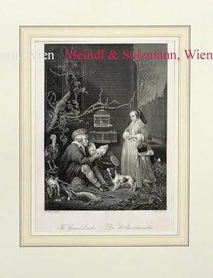 "The Game Dealer - Der Wildprethändler".- Aus: A. Görling. Dresdner Gallerie.