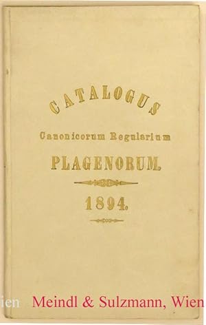 Catalogus Canonicorum Regularium Ordinis Praemonstratensis S. P. Norberti Ecclesiae Collegiatae B...