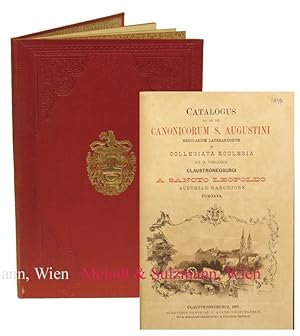 Catalogus Canonicorum S. Augustini Regularium Lateranensium in Collegiata Ecclesia ad D. Virginem...